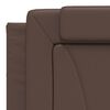 vidaXL Bed Frame "Viana" with LED without Mattress Brown 180x200 cm