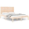 vidaXL S&auml;ngram utan madrass 120x200 cm massiv furu