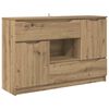 vidaXL Sideboard med l&aring;da Artisan Ek 100 x 30 x 65,6 Konstruerat tr&auml;