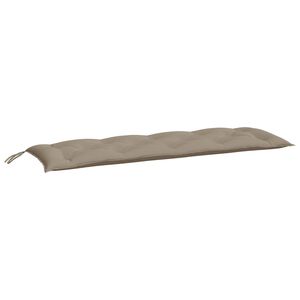 vidaXL B&auml;nkdyna f&ouml;r tr&auml;dg&aring;rden taupe 150x50x7 cm oxfordtyg