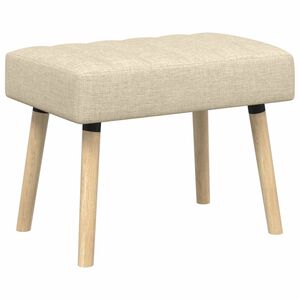 vidaXL Kanalstoppad B&auml;nk Gr&auml;ddvit 60 x 40 x 45 cm Tyg