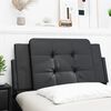 vidaXL Headboard Cushion "Zadar" Black 100 cm Faux Leather