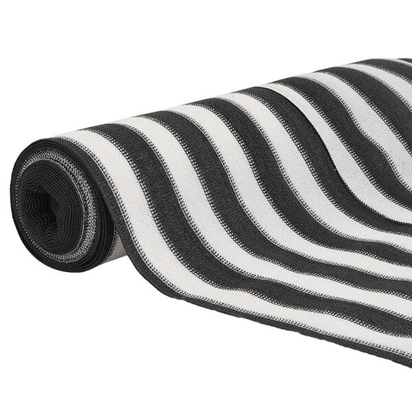 vidaXL Insynsskyddsnät antracit och vit 1,8x25 m HDPE 75 g/m²