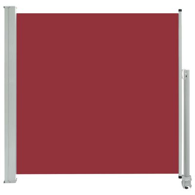 vidaXL Infällbar sidomarkis 160x300 cm röd