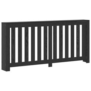 vidaXL Radiatorlock Svart ek 175 x 20 x 82 cm Konstruerat tr&auml;