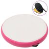 vidaXL Uppbl&aring;sbar gymnastikmatta med pump 100x100x10 cm PVC rosa