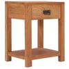 vidaXL S&auml;ngbord 35x35x50 cm massiv teak