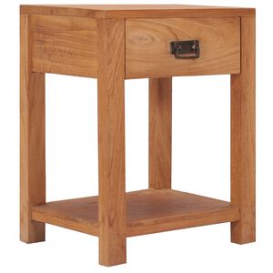 vidaXL S&auml;ngbord 35x35x50 cm massiv teak