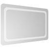 vidaXL Badrumsspegel LED 50x80 cm