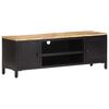 vidaXL TV-b&auml;nk 120x30x40 cm massivt grovt mangotr&auml;
