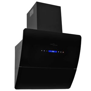 vidaXL V&auml;ggmonterad k&ouml;ksfl&auml;kt rostfritt st&aring;l 756 m&sup3;/h 60 cm svart