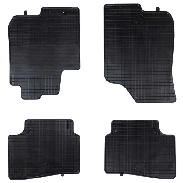 vidaXL Bilmatta 4 pcs Svart Passar till i30 LIMOUSINE 2007-2011 Gummi