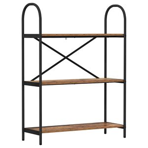 vidaXL Hyllsystem 3 niv&aring;er 80 x 30 x 109 cm Konstruerat tr&auml;