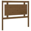 vidaXL S&auml;nggavel honungsbrun 105,5x4x100 cm massiv furu