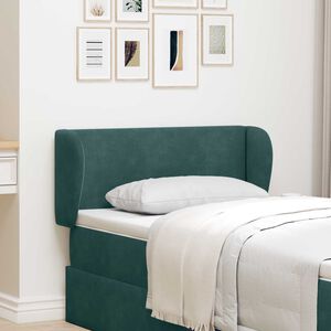 vidaXL S&auml;nggavel &Ouml;ra Gr&ouml;n 40 x 23 x 6 cm Sammet