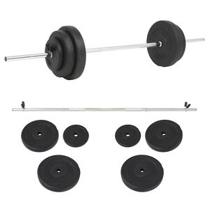 vidaXL Skivst&aring;ng set 30 kg