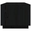 vidaXL Soffbord svart 100x50x41 cm massiv furu