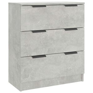 vidaXL Sk&auml;nk betonggr&aring; 60x30x70 cm konstruerat tr&auml;