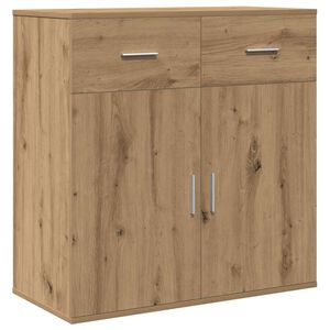 vidaXL Sideboard Artisan Ek 78 x 38 x 80 cm Konstruerat tr&auml;