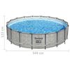 Bestway Poolset Power Steel 549x122 cm