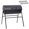 vidaXL Tunngrill med 2 Matlagningsgaller 3 pcs 80 x 73 x 90 cm Metall