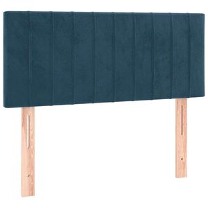 vidaXL S&auml;nggavel m&ouml;rkbl&aring; 80x5x78/88 cm sammet