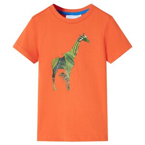 Kjol f&ouml;r barn stark orange 104