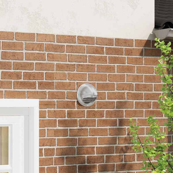 vidaXL Luftventilationslock 8 pcs Silver 150 mm Rostfritt st&aring;l