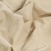 vidaXL Gardiner med metallringar 2 st bomull 140x245 cm beige