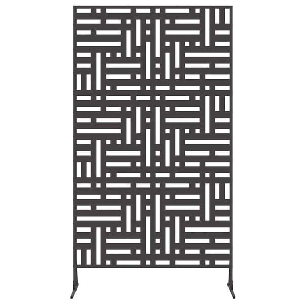 vidaXL Avsk&auml;rmningssk&auml;rm Svart 100 x 50 x 180 cm St&aring;l