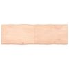 vidaXL Bordsskiva 160x50x(2-6) cm obehandlad massiv ek levande kant