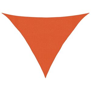 vidaXL Solsegel 160 g/m&sup2; orange 3x3x4,2 m HDPE
