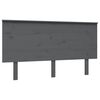 vidaXL S&auml;nggavel gr&aring; 144x6x82,5 cm massiv furu