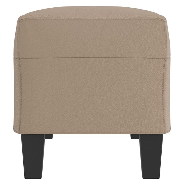 vidaXL B&auml;nk cappuccino 100x35x41 cm konstl&auml;der