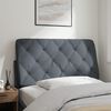 vidaXL Headboard Cushion Dark Grey 100 cm Velvet