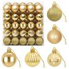 vidaXL Julbollset 100 st Guld 4 cm Polystyren