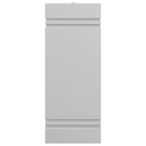 vidaXL Utomhusv&auml;gglampor 2 st silver rostfritt st&aring;l