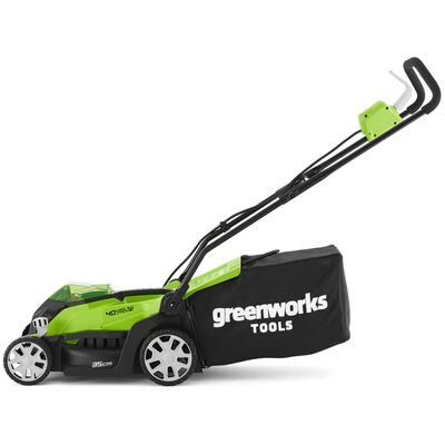 Greenworks Gräsklippare med 2x40 V 2 Ah-batterier G40LM35 2501907UC