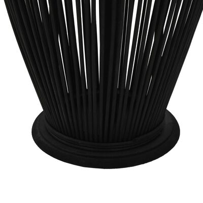 vidaXL Hängande ljuslykta bambu 95 cm svart