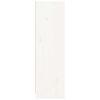 vidaXL Bokhylla vit 70x33x110 cm massiv furu
