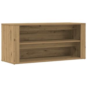 vidaXL Skob&auml;nk artisan ek 100x35x45 cm konstruerat tr&auml;