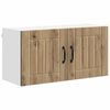 vidaXL V&auml;ggsk&aring;p LUCCA Artisan-ek 80 x 31 x 40 cm Konstruerat tr&auml;