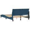 vidaXL Bed Frame without Mattress "Hanko" Blue 120x200 cm Velvet