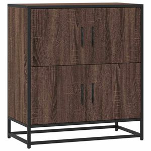 vidaXL Sk&auml;nk brun ek 68x35x76 cm konstruerat tr&auml;