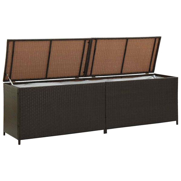 vidaXL Dynbox konstrotting 200x50x60 cm brun