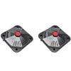 vidaXL Poolv&auml;rmare solf&aring;ngare 735 W 2-pack