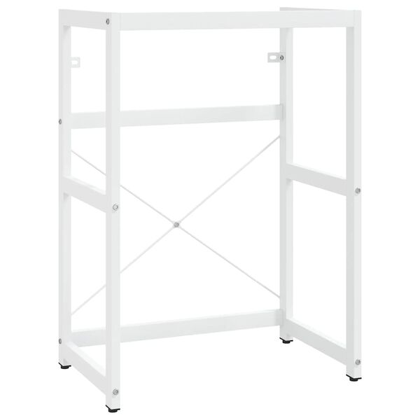 vidaXL Ram f&ouml;r tv&auml;ttst&auml;ll vit 59x38x83 cm j&auml;rn
