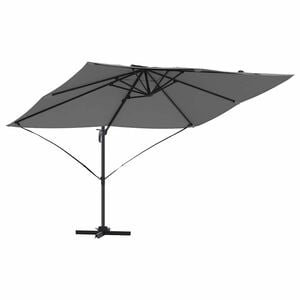 vidaXL Parasoll Antracit 351 x 250 x 260 cm Polyester och aluminium