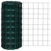vidaXL Eurofence st&aring;l 25 x 0,8 m gr&ouml;n