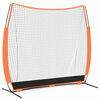 vidaXL Basebolln&auml;t f&ouml;r tr&auml;ning Svart 250 x 106,5 x 210 cm Polyester